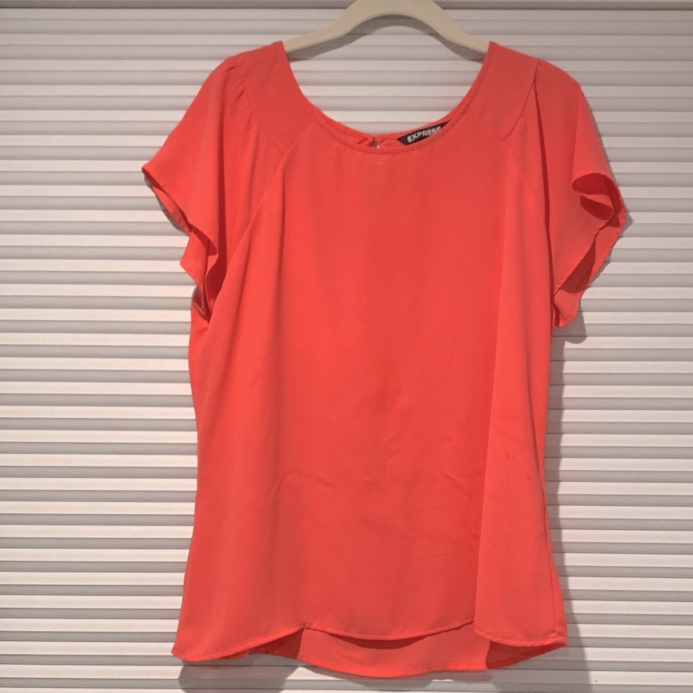 Express short sleeve blouse